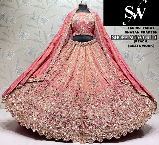 Gajri Pink Fancy Designer Lehenga