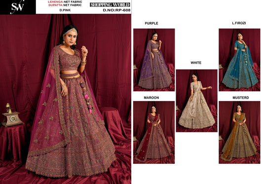 Chiku Golden Twill Net Lehenga (Copy)