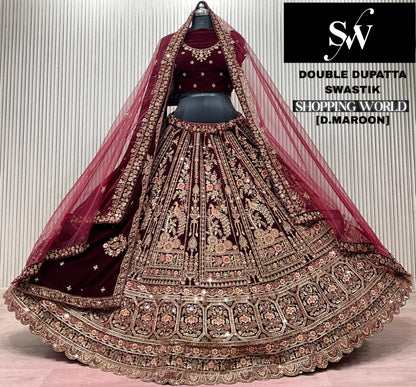 Rani Pink Peacoock Bridal Lehenga
