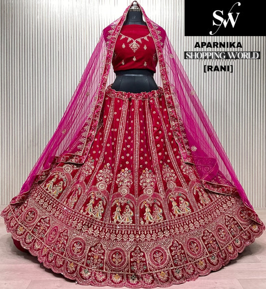 Rani Pink Bridal Lehenga