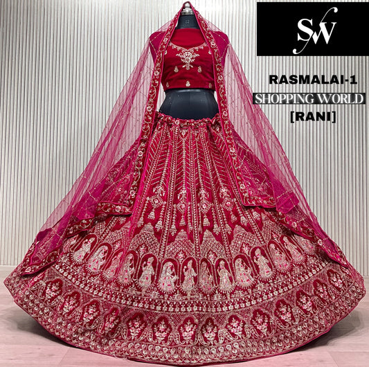 Rani Pink Bridal Lehenga