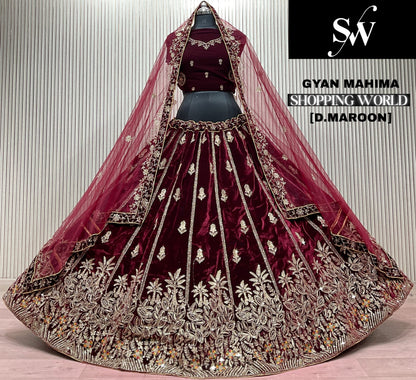 Rani Pink Bridal Lehenga
