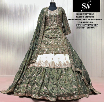 Coffee Golden long Dress Farshi Gaharara Dress Special