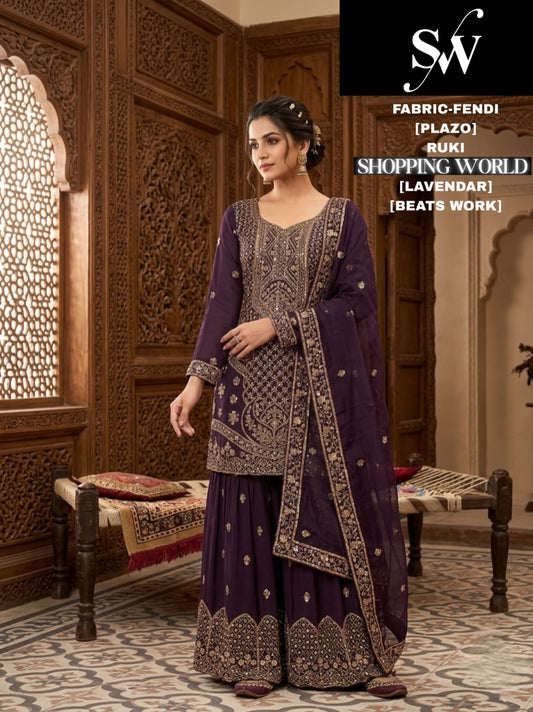 Lavender Fendi Long Plazo Dress Special