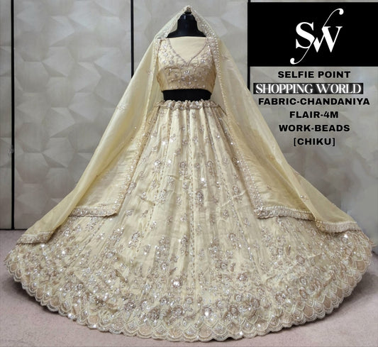 Sky Blue Chandaniya Lehenga