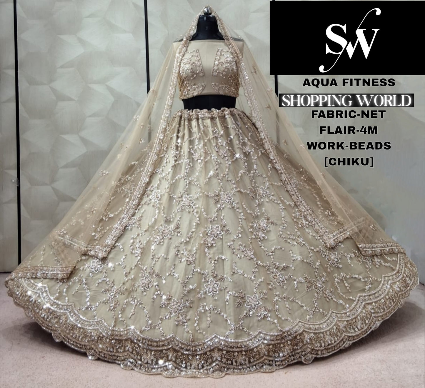 Wine Designer Net Lehenga