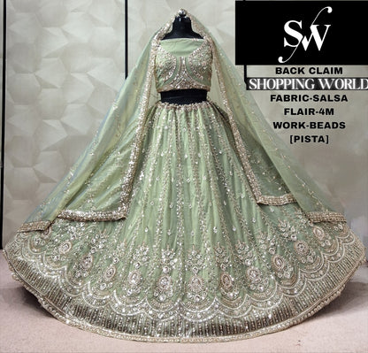 Lavender Salsa Lehenga