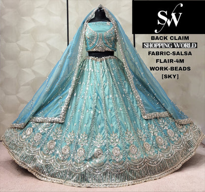 Lavender Salsa Lehenga