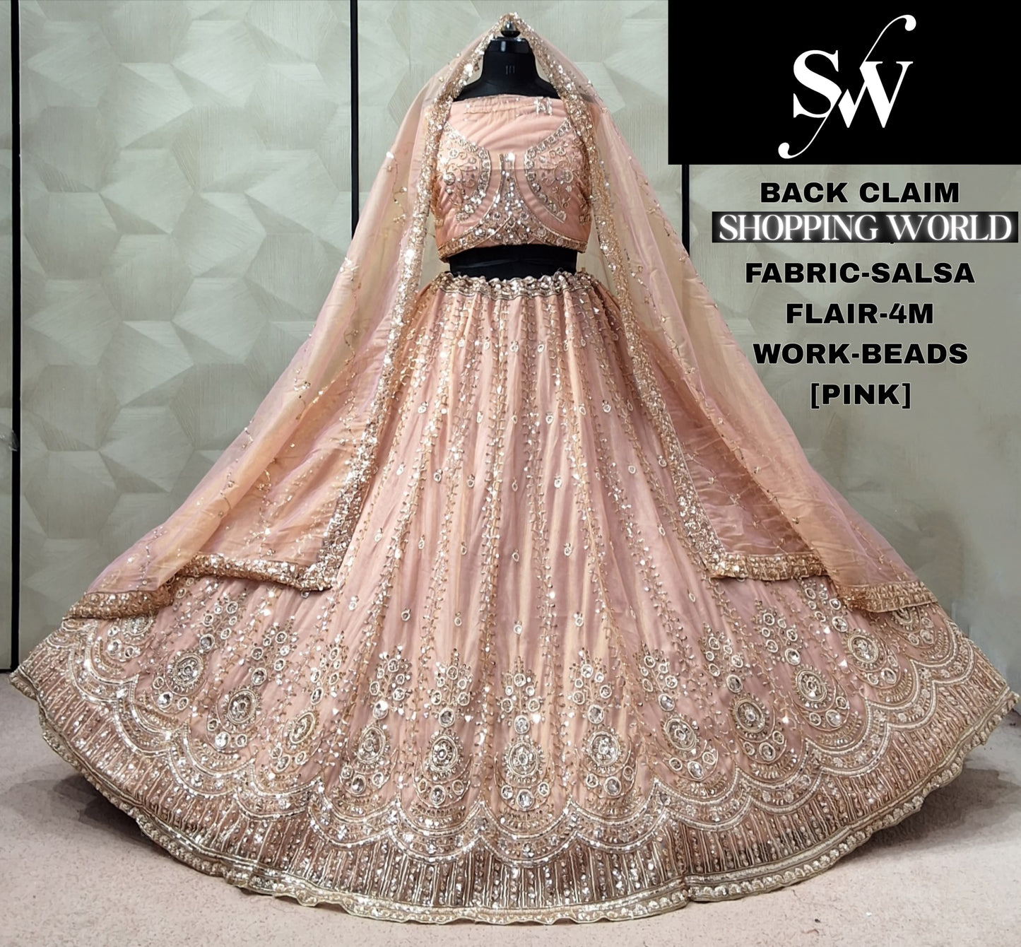 Lavender Salsa Lehenga