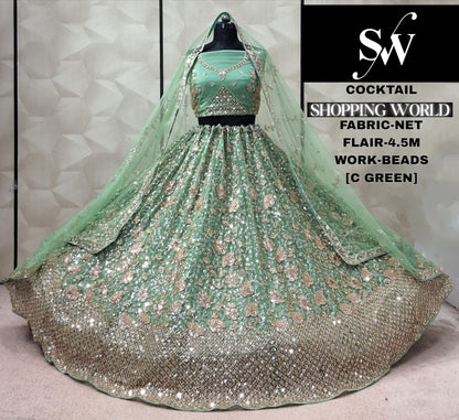 Chiku Golden Net Lehenga