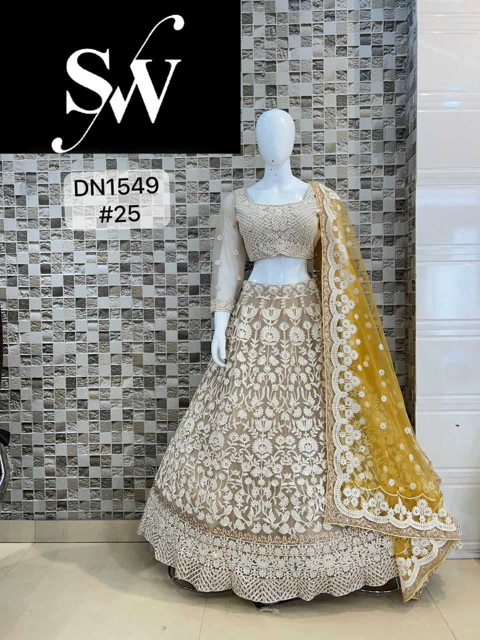 Yellow Haldi Mehendi Designer Pdp Crop Top Lehenga