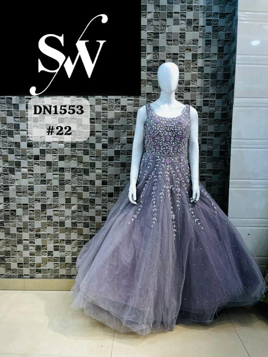 Lavender Designer Gown