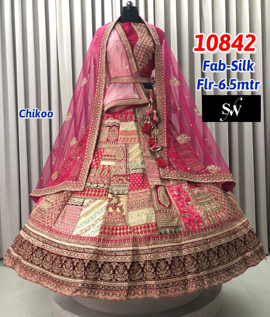 Chiku Golden Silk Lehenga