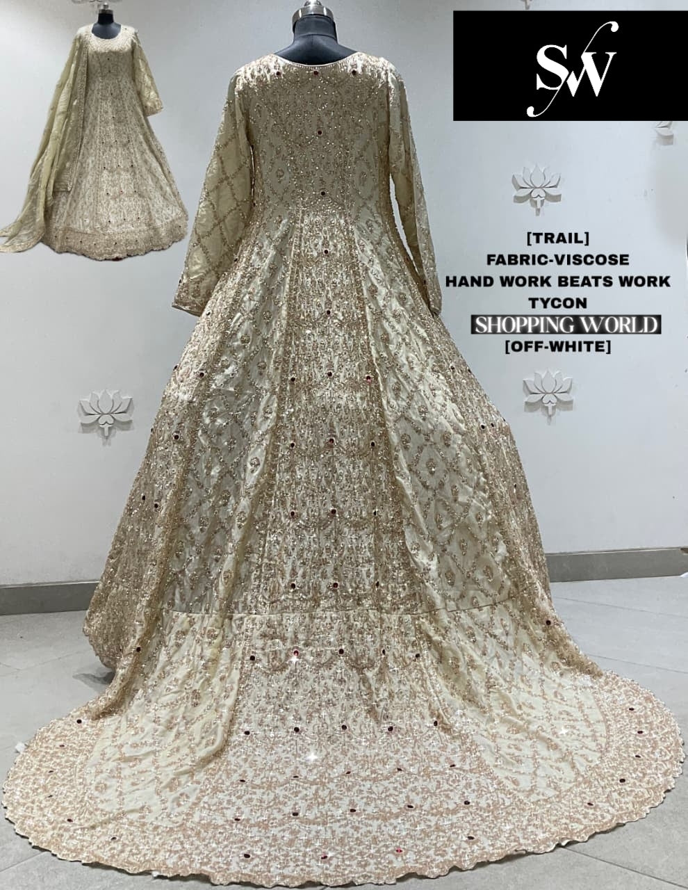 Blue Viscose long Dress Farshi Garara Dress Special