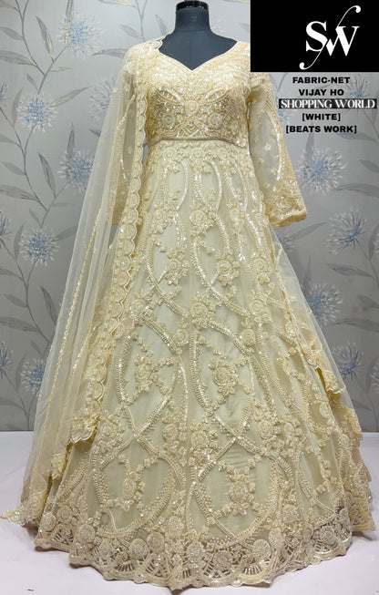 White Net Gown