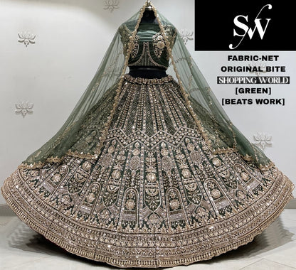 White Net Lehenga