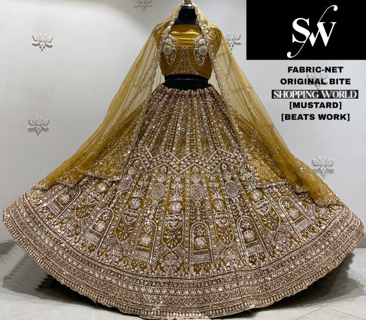 Chiku Golden Net Lehenga
