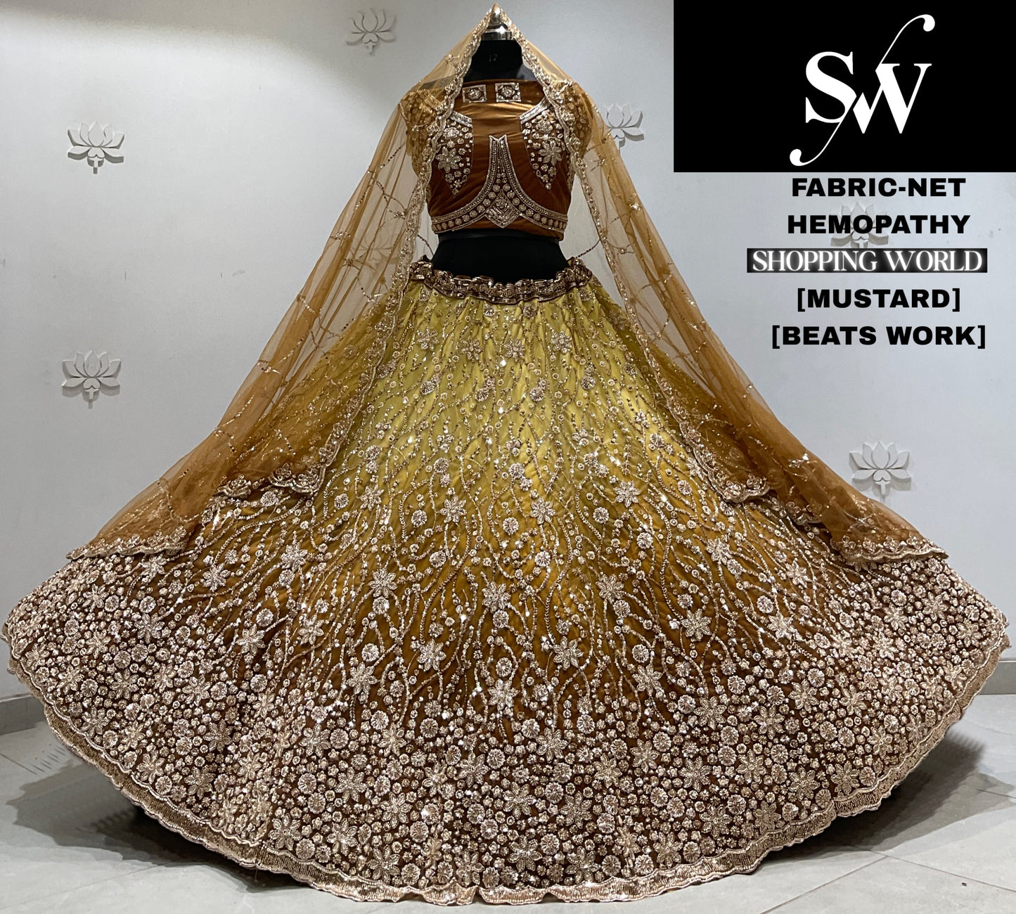 Maroon Net Lehenga