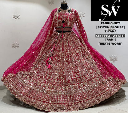 Golden chiku crop top Lehenga