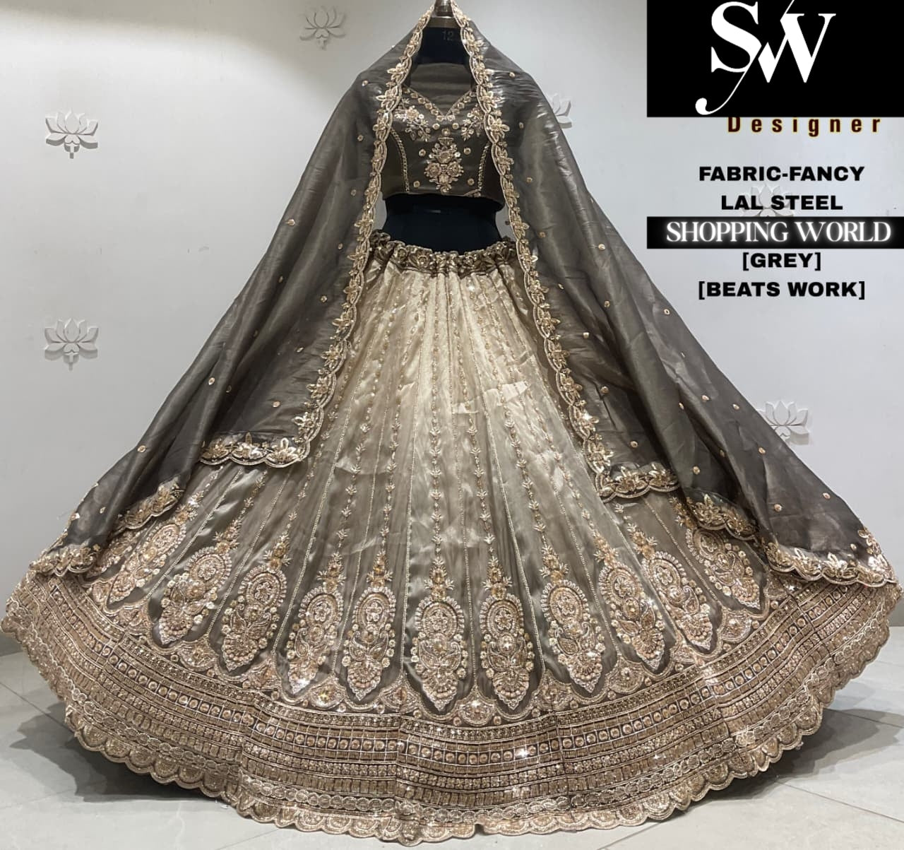 Mehandi fancy semi stitch partywear Lehenga