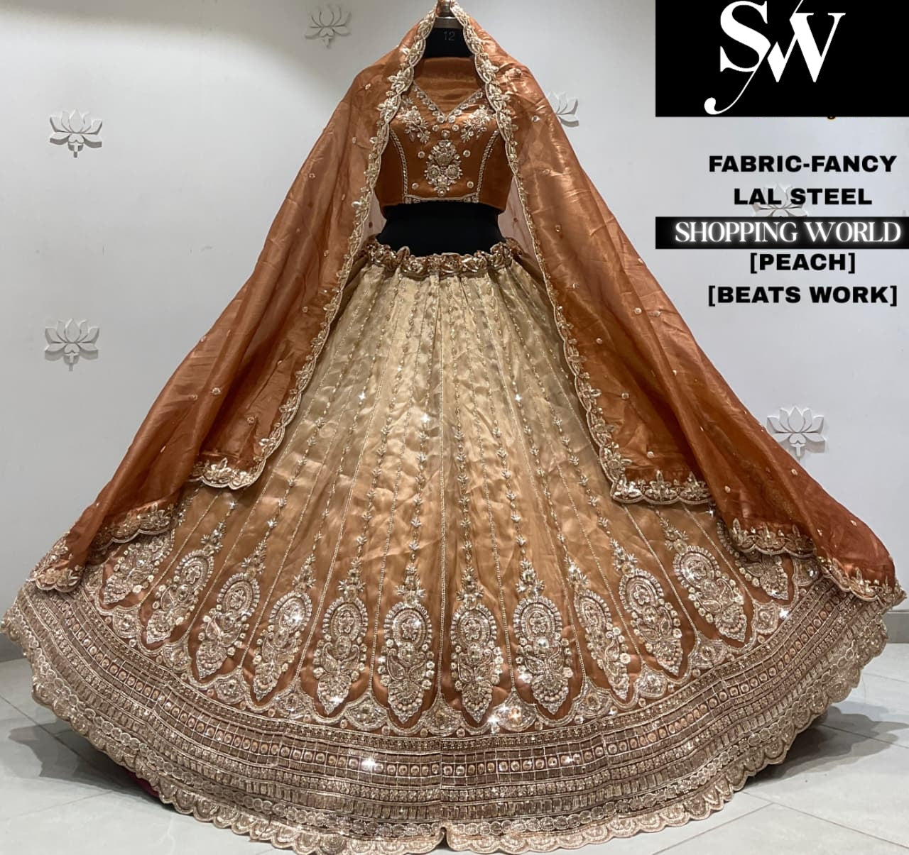 Mehandi fancy semi stitch partywear Lehenga