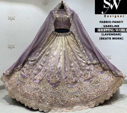 Mehandi fancy semi stitch partywear Lehenga