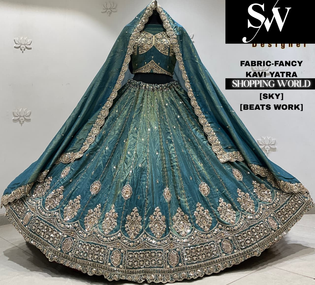 Wine fancy semi stitch partywear Lehenga