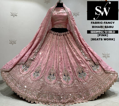 Mehandi net Lehenga