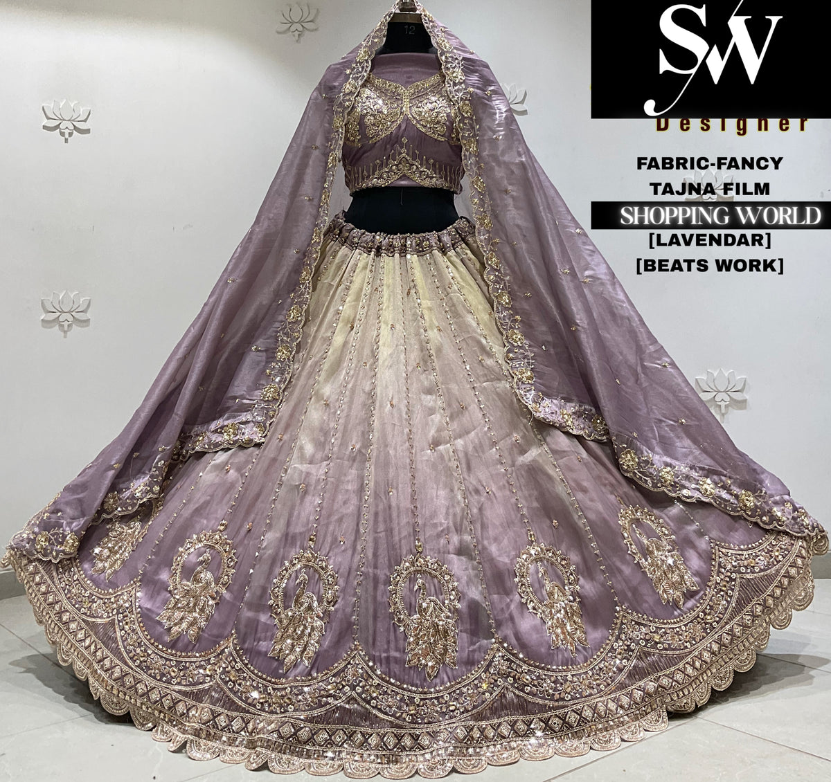 Mehandi green fancy Lehenga