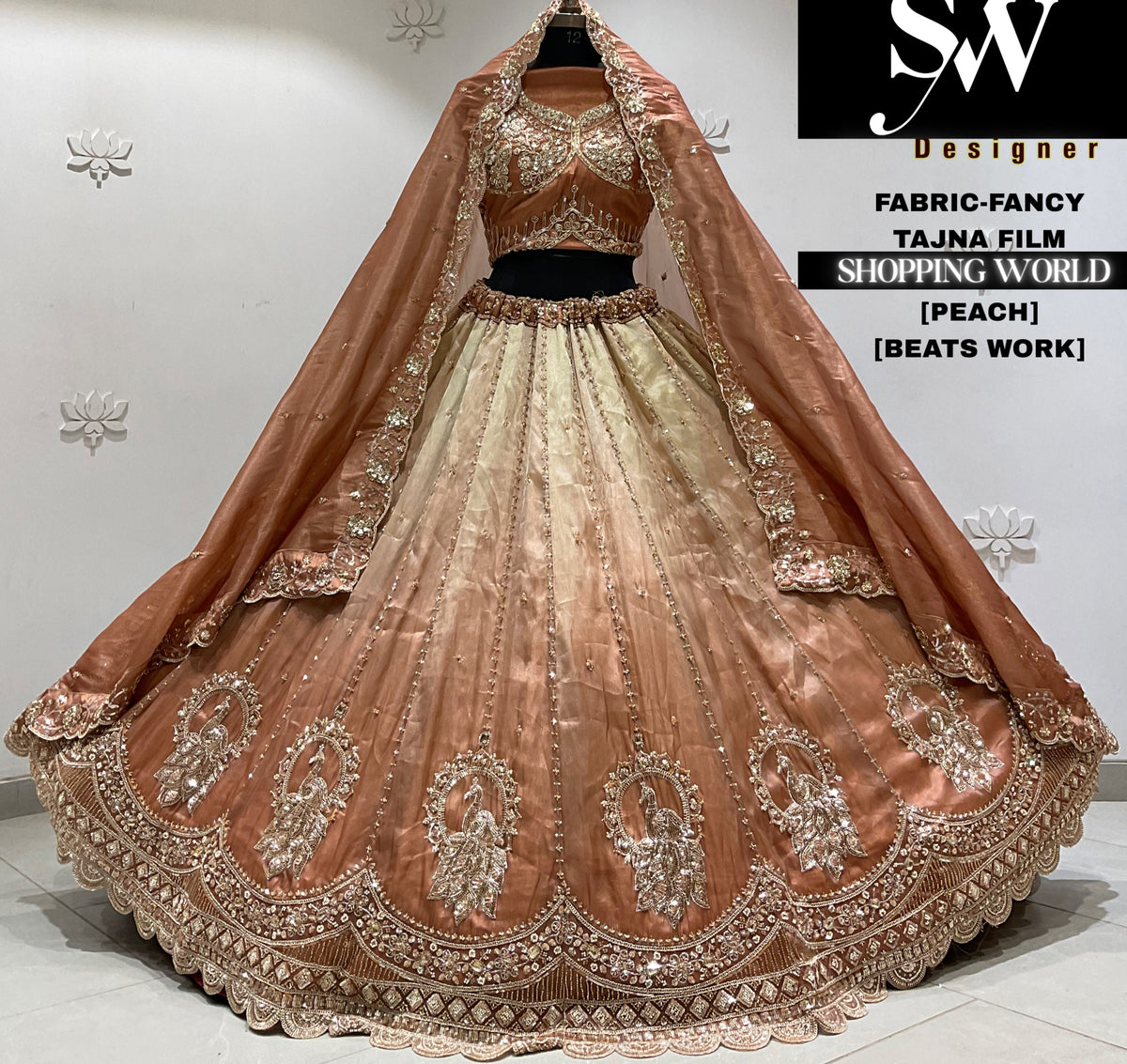 Mehandi green fancy Lehenga