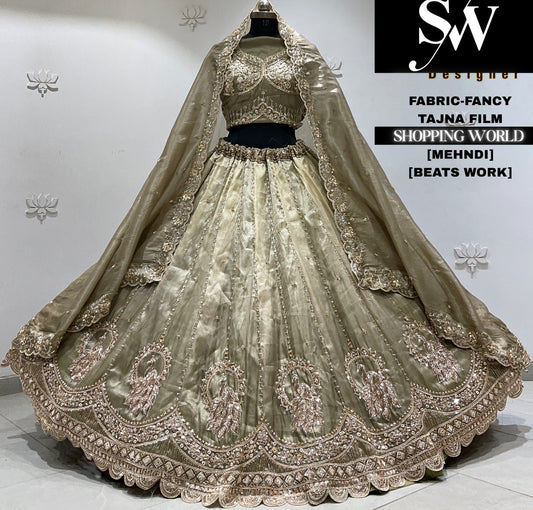 Peach fancy Lehenga