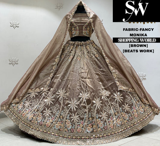 Brown fancy Lehenga