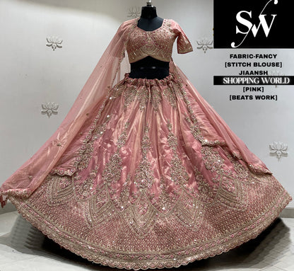 Peach fancy Lehenga