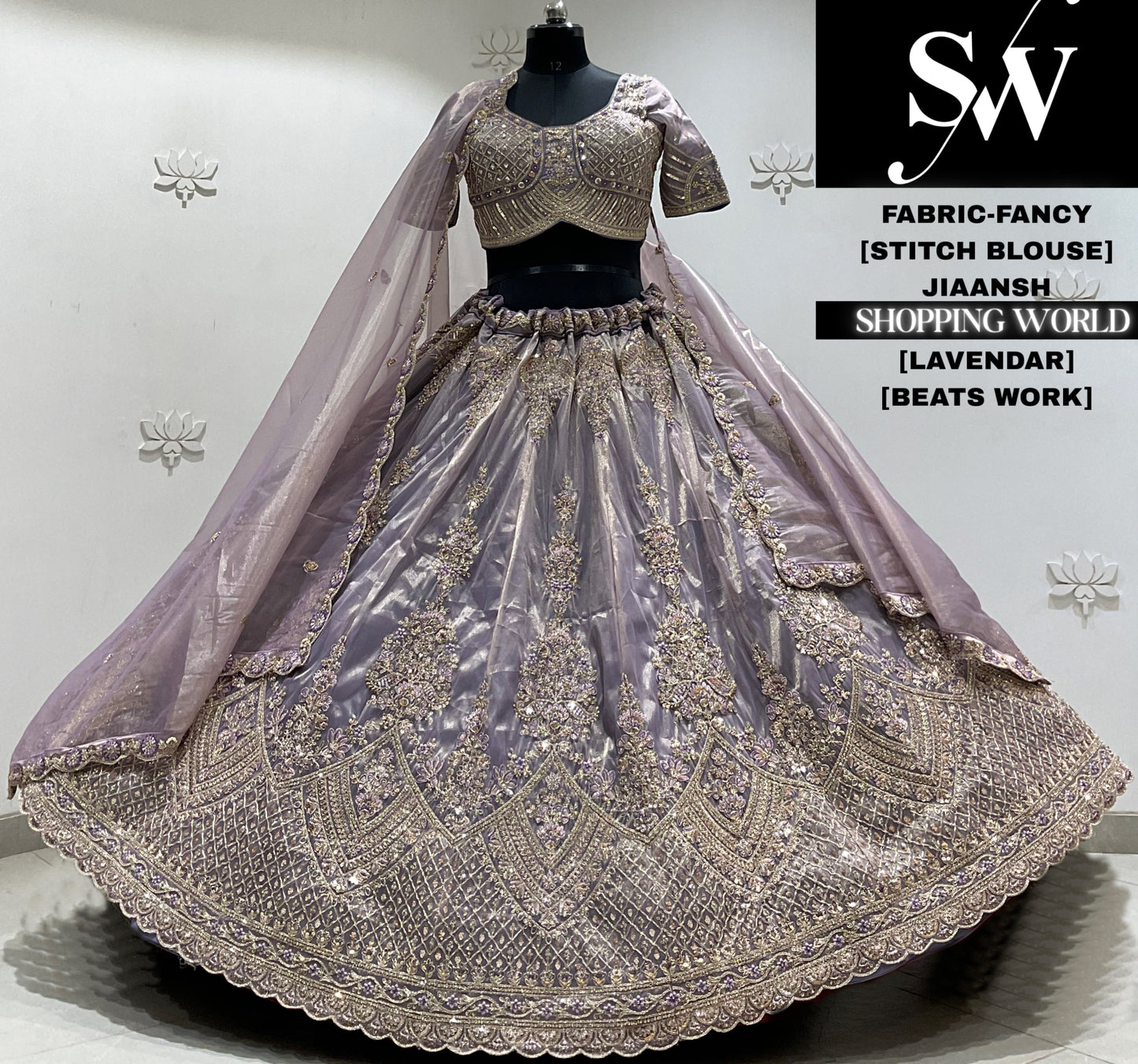 Peach fancy Lehenga