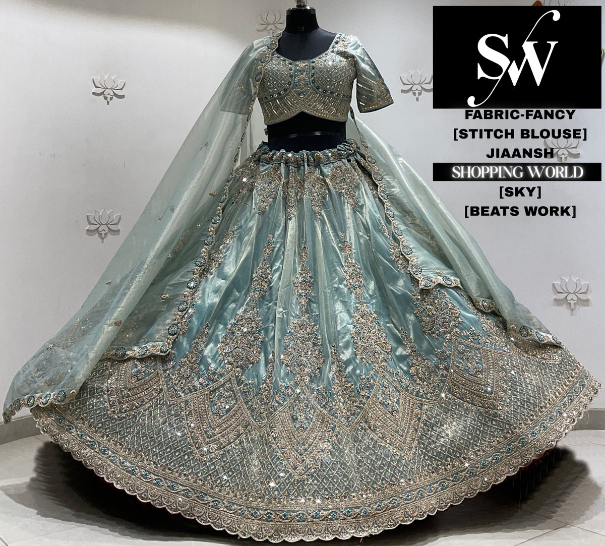 Peach fancy Lehenga