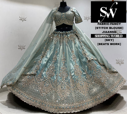 Peach fancy Lehenga