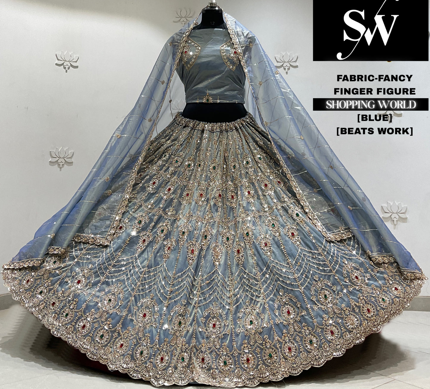Peach fancy Lehenga