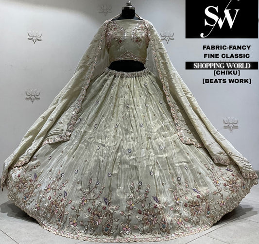 Grey fancy Lehenga