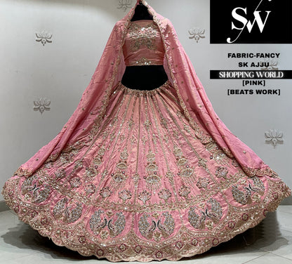 Sky blue fancy Lehenga