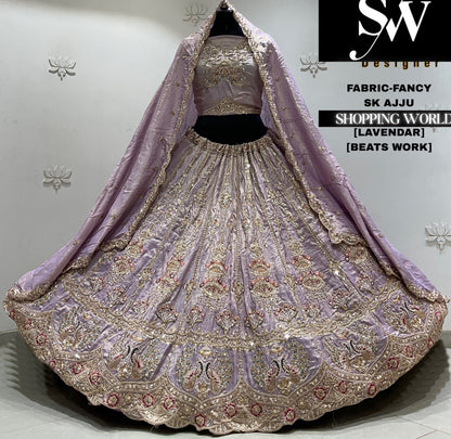 Sky blue fancy Lehenga