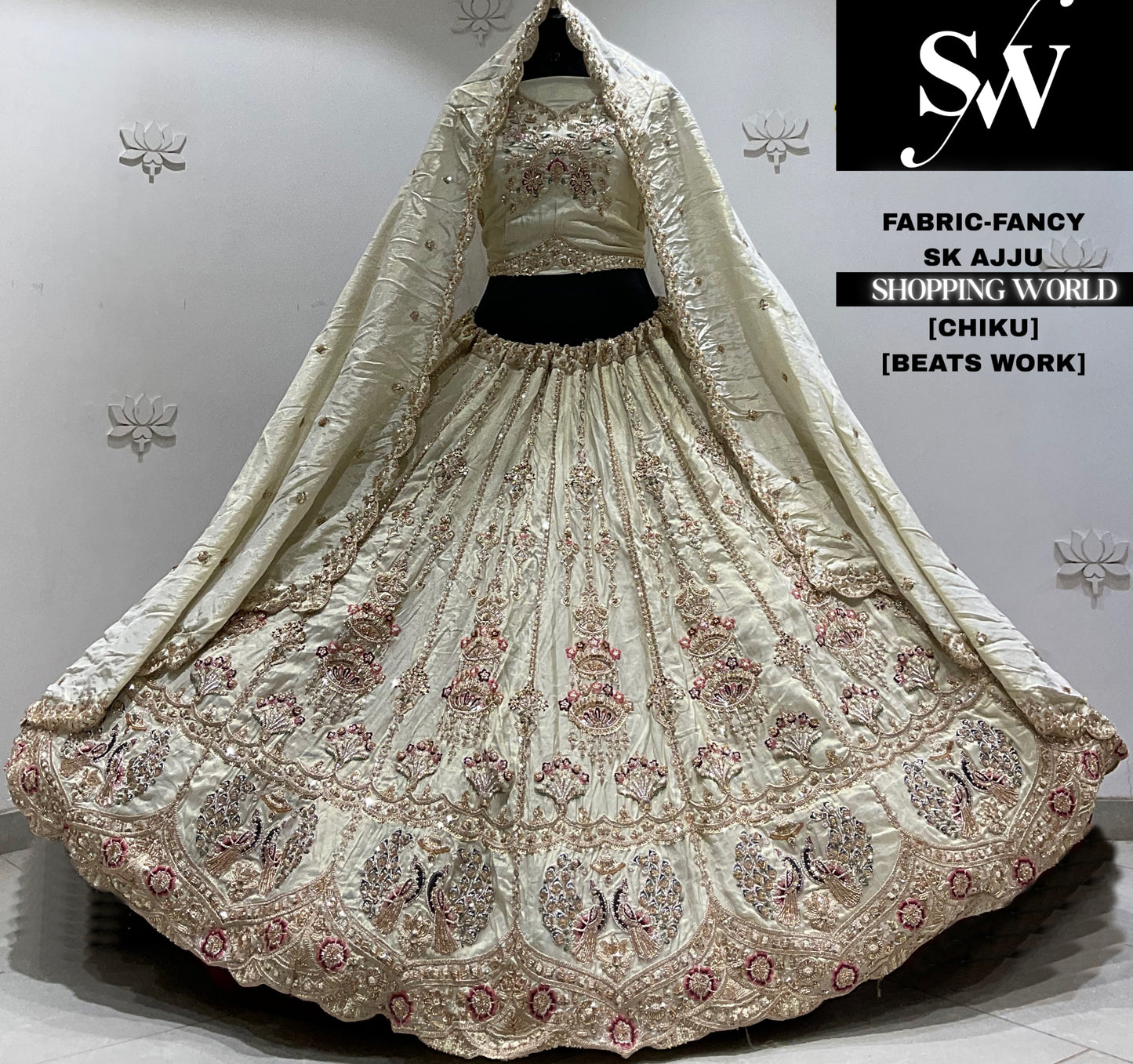 Sky blue fancy Lehenga