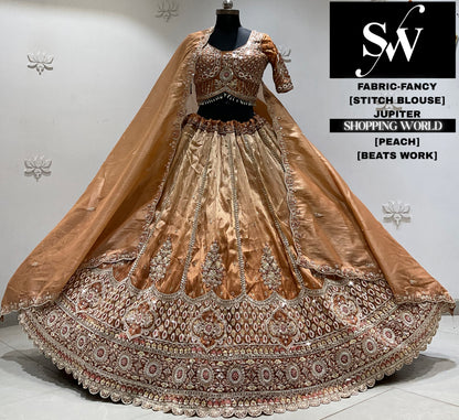 Peach Fancy Lehenga