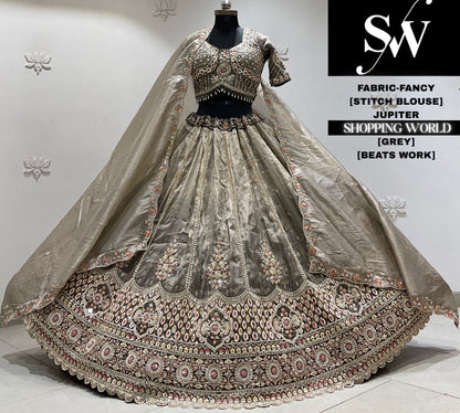 Peach Fancy Lehenga