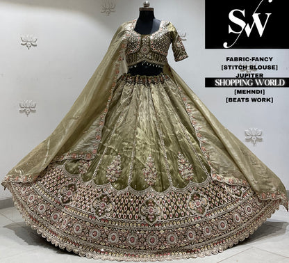 Peach Fancy Lehenga