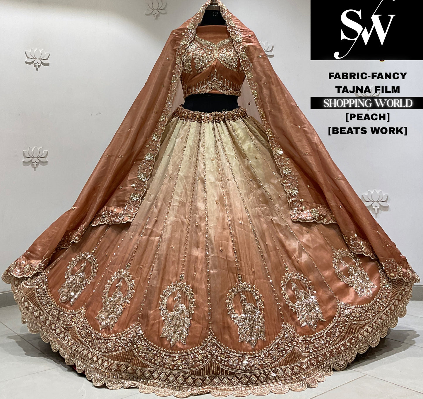 Mehandi green Fancy Lehenga