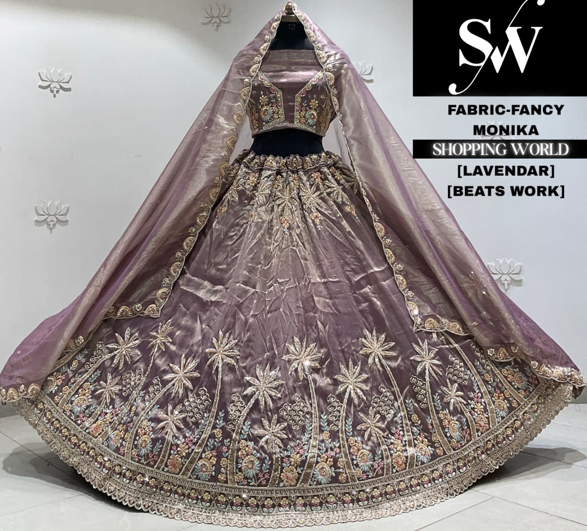 Lavender fancy Lehenga