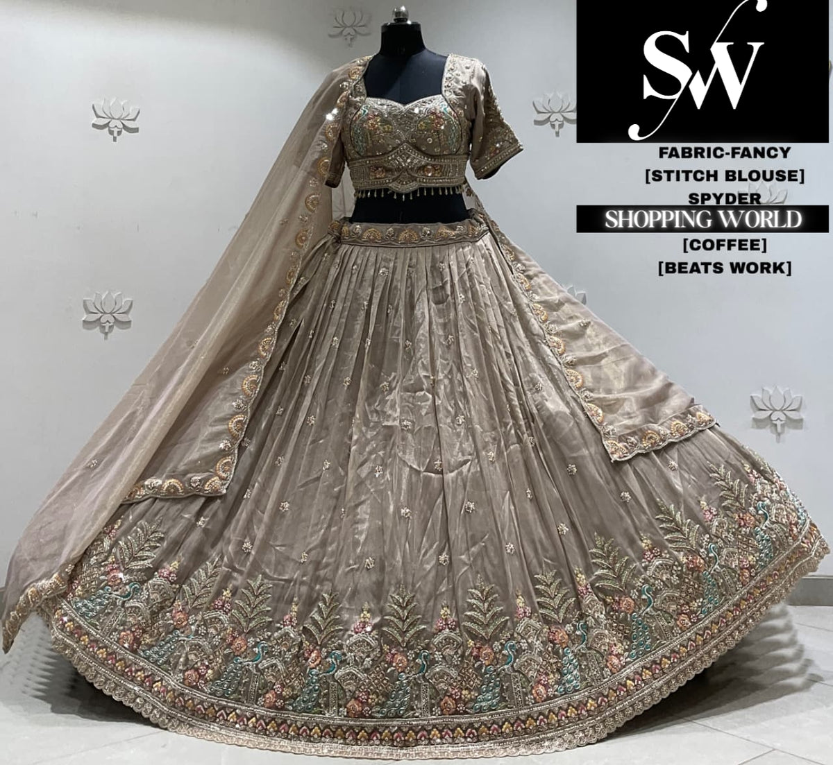 Grey fancy Lehenga