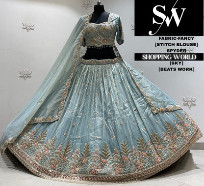 Grey fancy Lehenga
