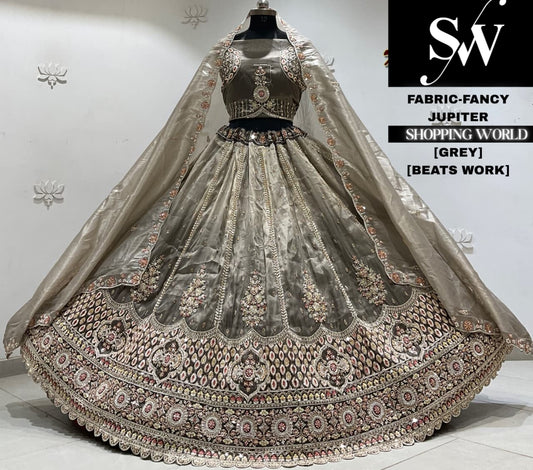 Grey fancy Lehenga