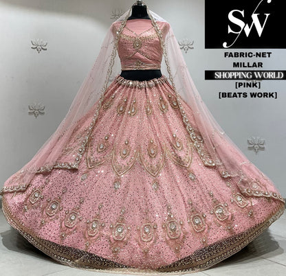 White net Lehenga